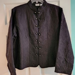 Chico's size 3, black jacket